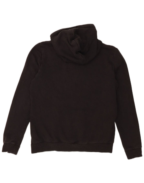 Puma Damen Kapuzenpullover UK 14 Large Schwarz Baumwolle