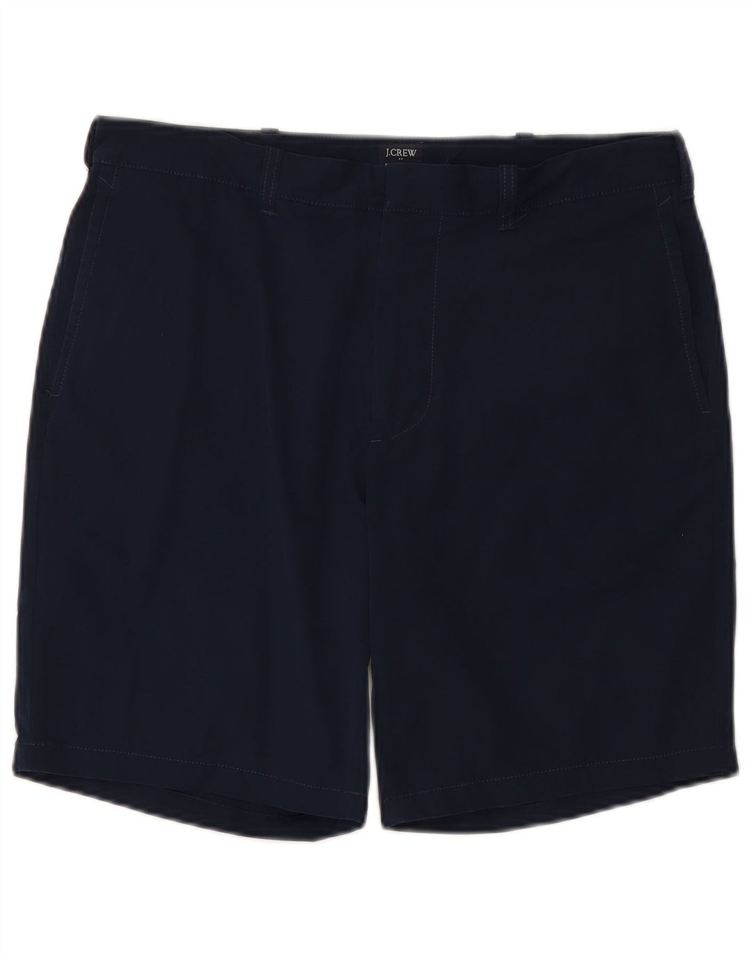 J. CREW Herren-Chinoshorts W33 Mittelmarineblaues Polyester