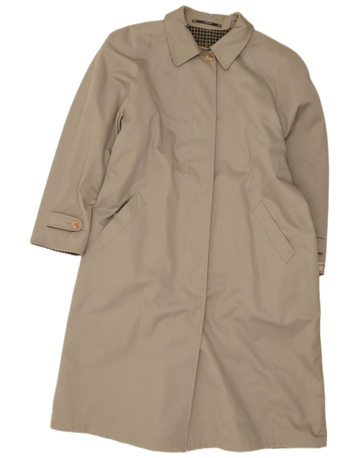 Vintage Damen Wendemantel EU 46 XL Beige Wolle