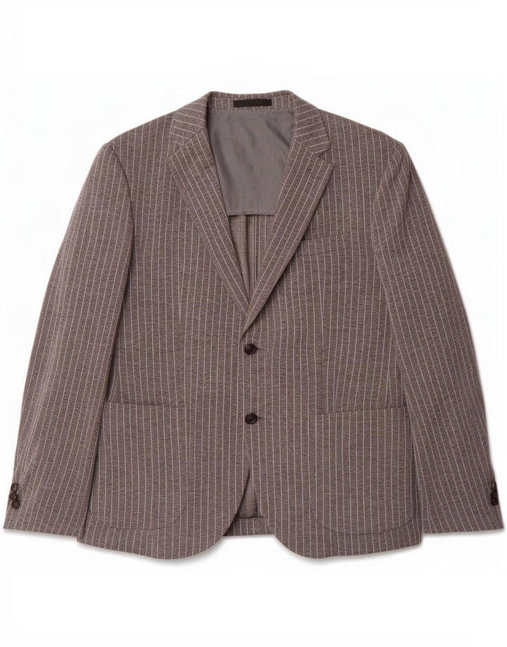 Joop Herren-Blazer mit 2 Knöpfen, Gr. 40, groß, grau, Nadelstreifen