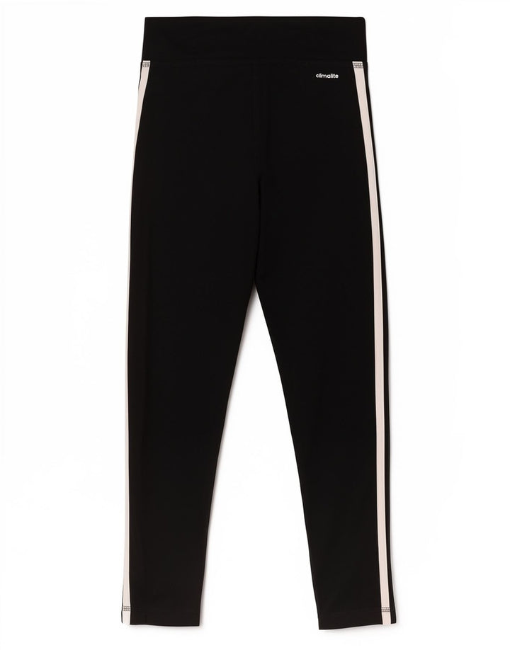Adidas Damen Leggings UK 0/2 2XS Schwarz Polyester