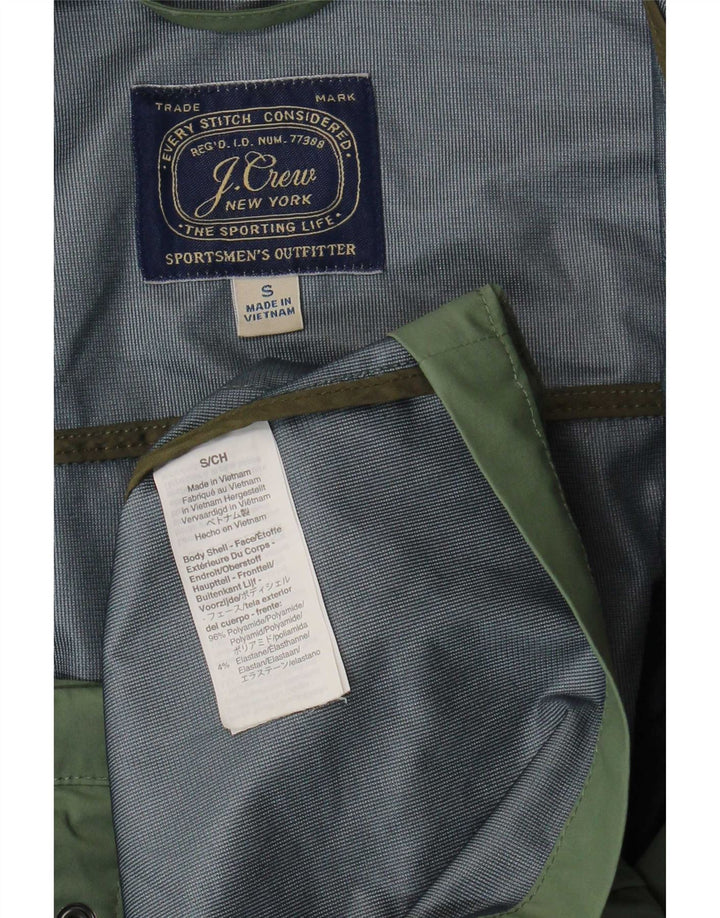 J. Crew Herren-Utility-Jacke mit Kapuze, UK 36, Größe S, grün, Polyester