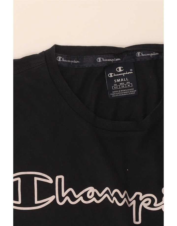 Champion Herren-T-Shirt mit Grafik, Größe S, Marineblau