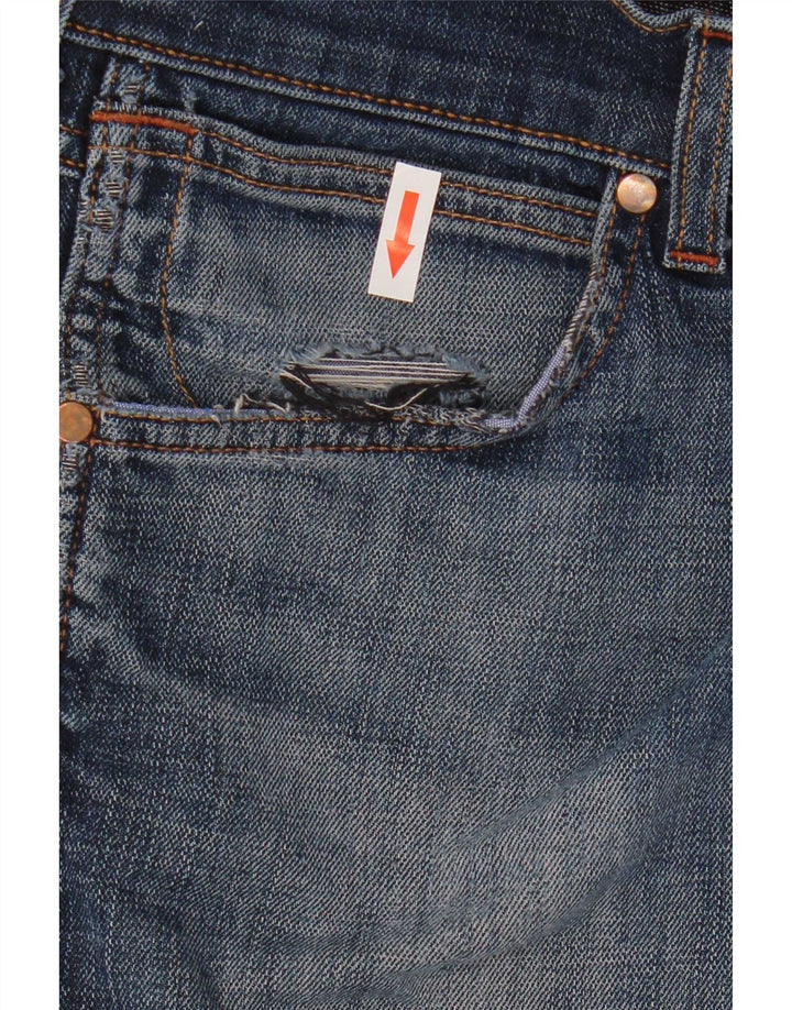 Wrangler Herren Slim Jeans W35 L29 Marineblau