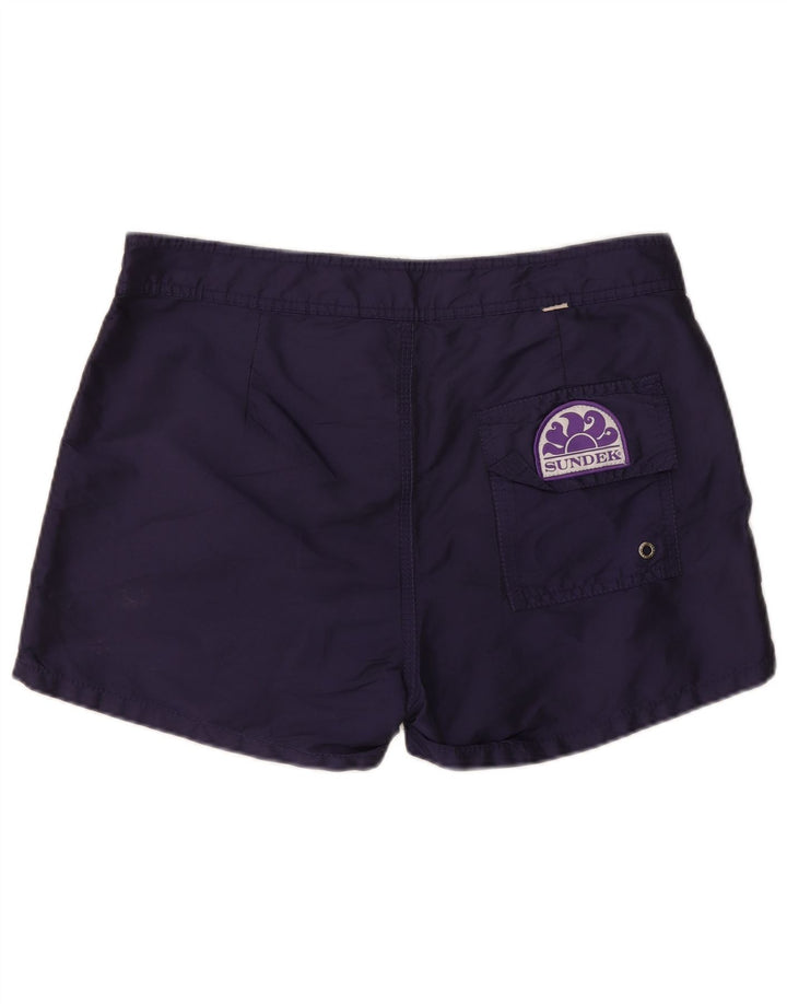 Sundek Herren-Badeshorts, mittelgroß, marineblau, Polyester