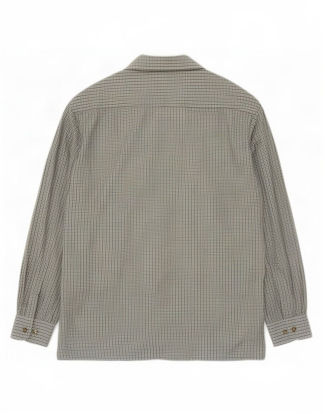 Dickies Herrenhemd Mittelgrünes Hahnentrittmuster aus Polyester