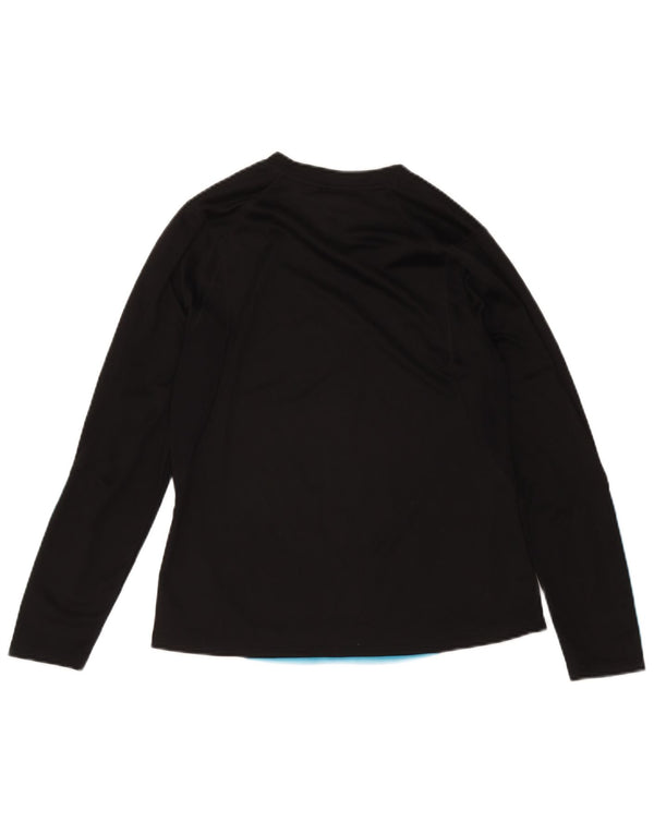 Adidas Damen Climacool Top Langarm UK 16 Large Schwarz Polyester