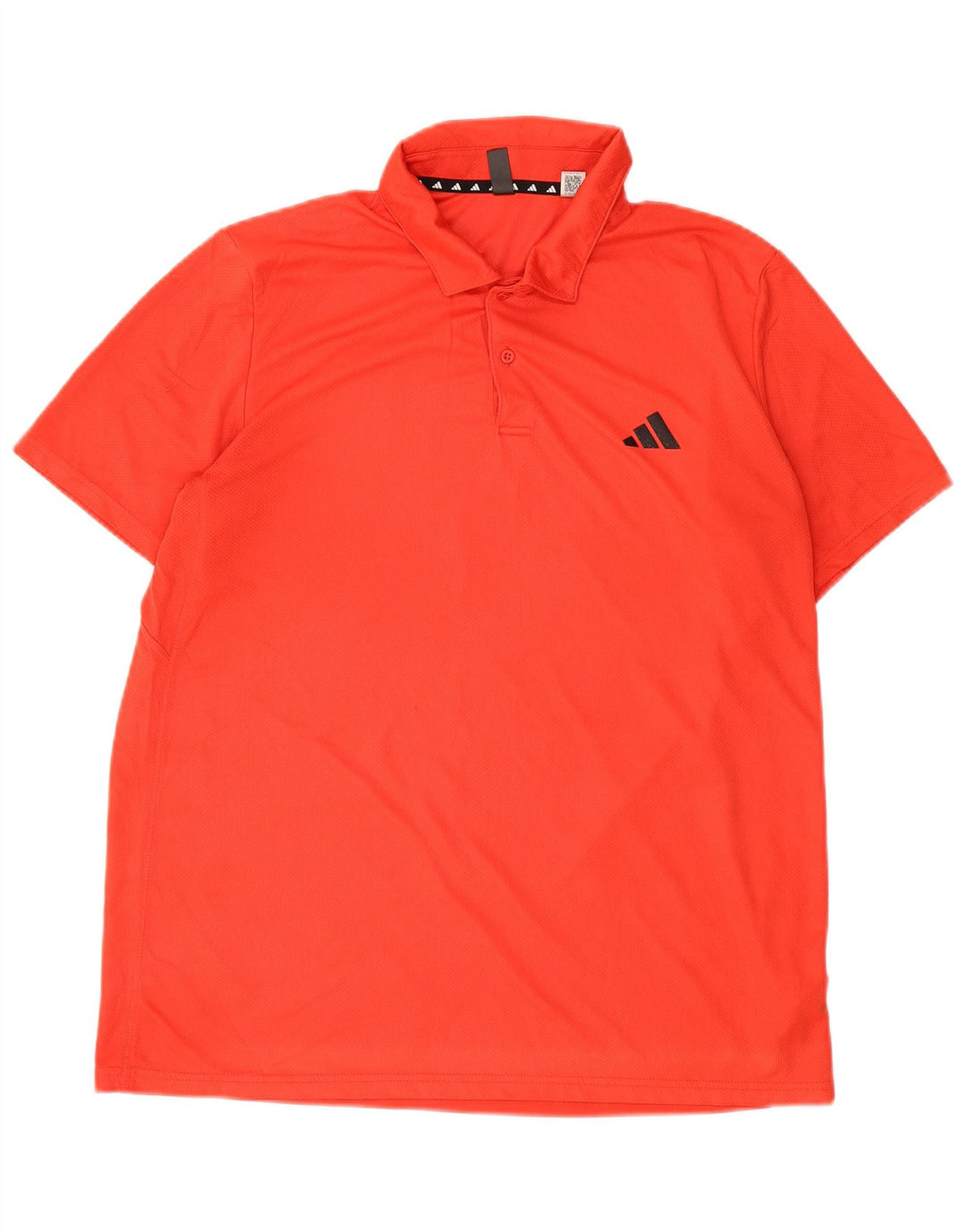 Adidas Herren Poloshirt Großes rotes Polyester