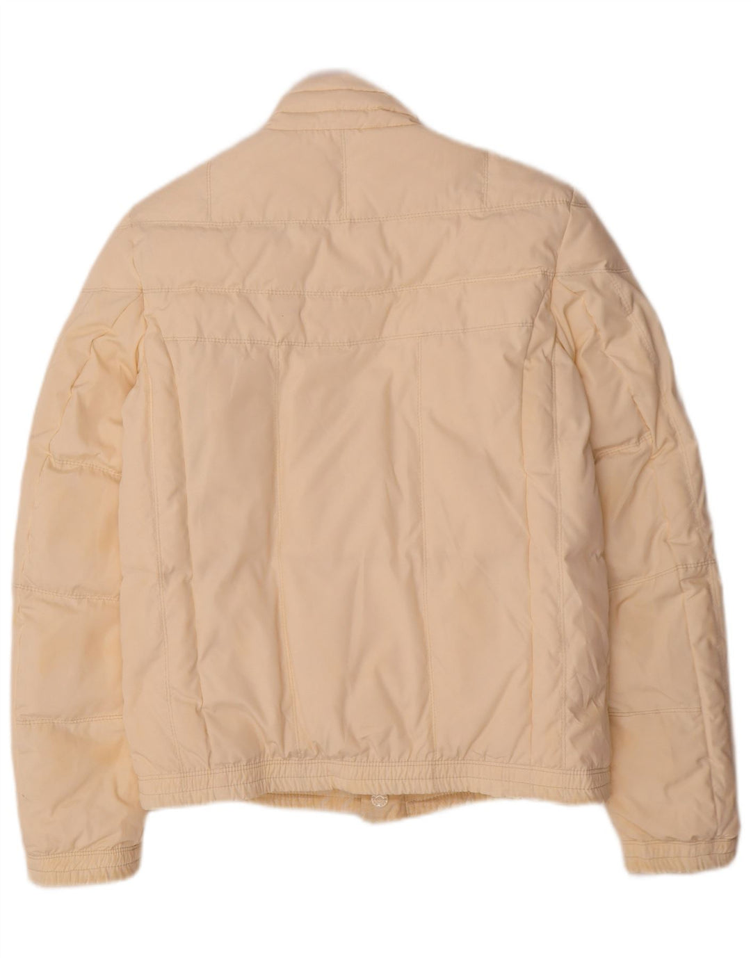 Hugo Boss Damen Reversible wattierte Jacke UK 8 Small Beige Polyester