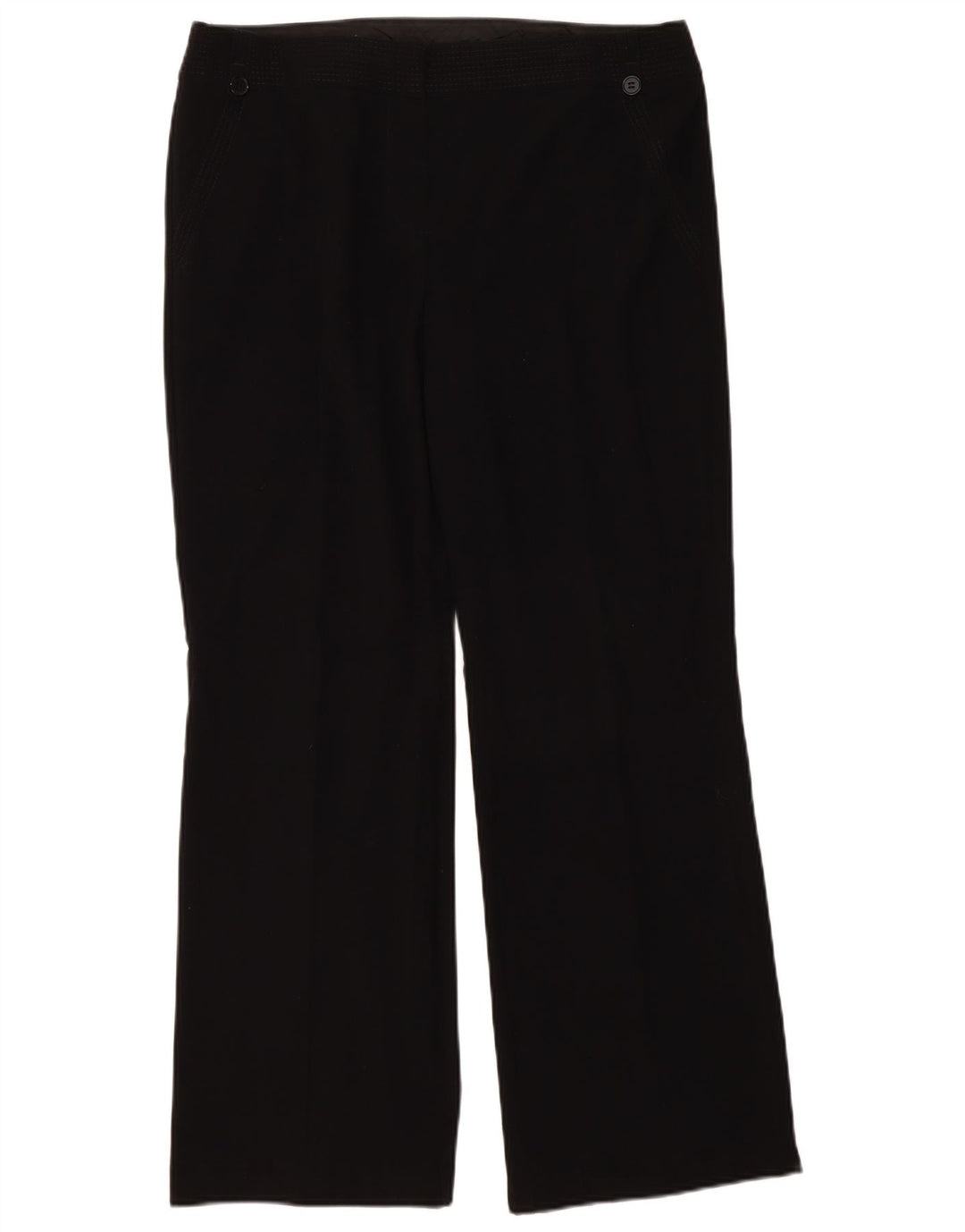 Marks & Spencer Damen Normale Freizeithose UK 16 Large W36 L31 Schwarz