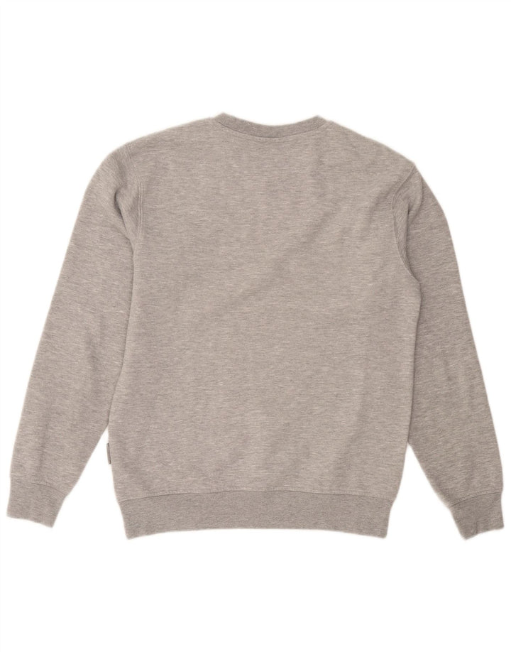 Cropp Herren-Sweatshirt mit grafischer regulärer Passform, Größe S, Grau, Baumwolle