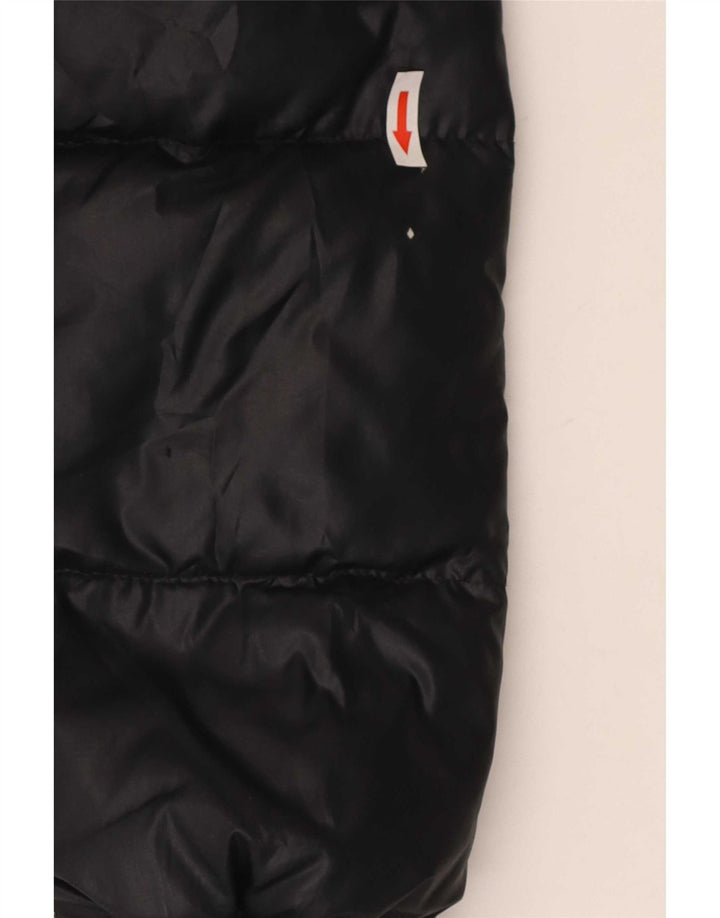 Champion Damen-Jacke mit Kapuze, gepolstert, UK 10, Größe S, Schwarz, Polyester