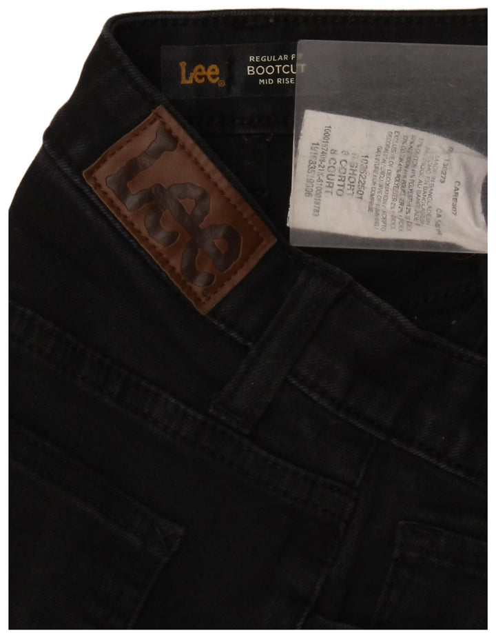 Lee Damen Bootcut-Jeans mit mittelhohem Bund und normaler Passform, US 8, Mittel, W28, L29, Schwarz