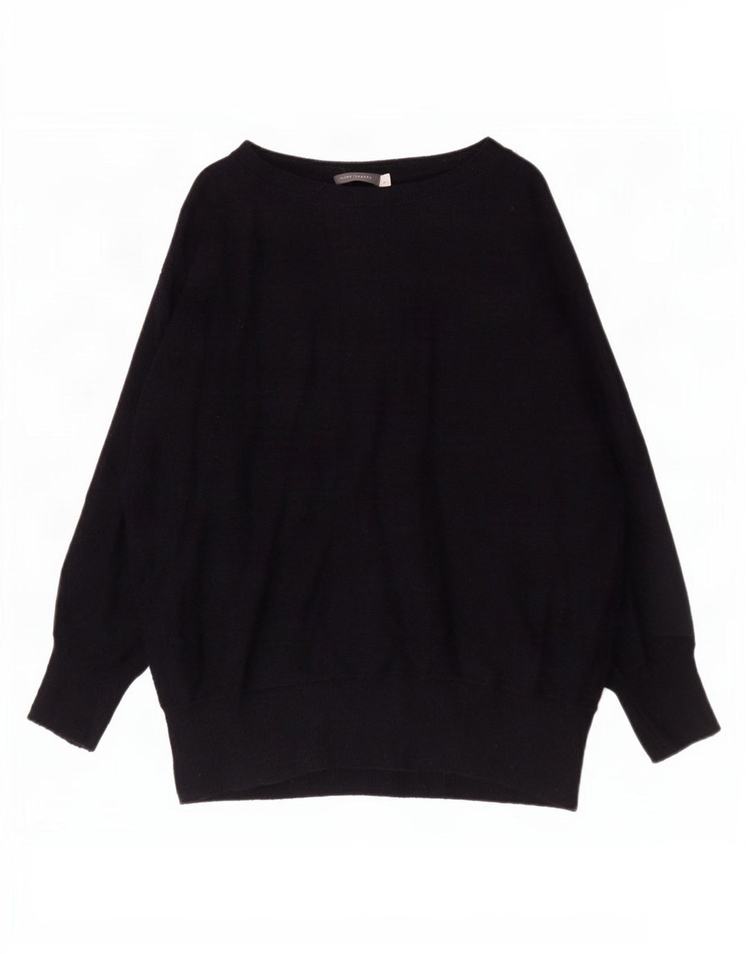 MINT VELVET Damen-Pullover in Übergröße mit U-Boot-Ausschnitt, Gr. 14, mittelschwarz