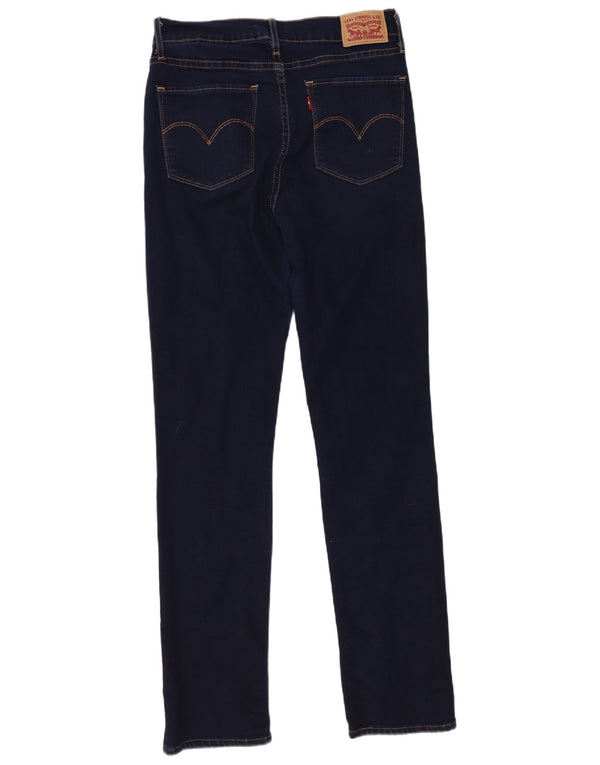 Levi's Damen 724 High Rise Straight Jeans W30 L30 Blaue Baumwolle