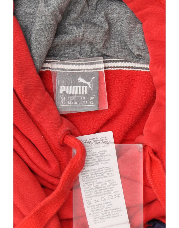 Puma Herren Kapuzenpullover XL, rote Baumwolle
