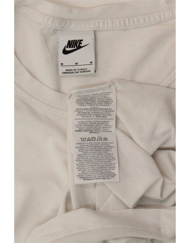 NIKE Herren-T-Shirt mit Grafik, mittelweiße Baumwolle