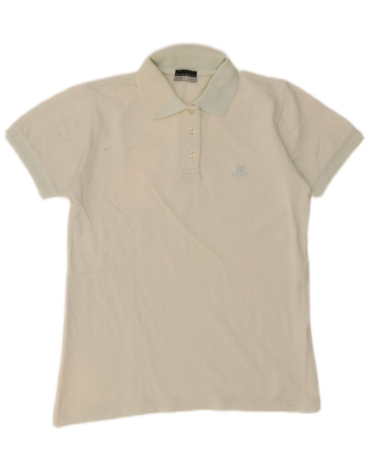 Belfe & Belfe Damen Poloshirt UK 14 Large Blau