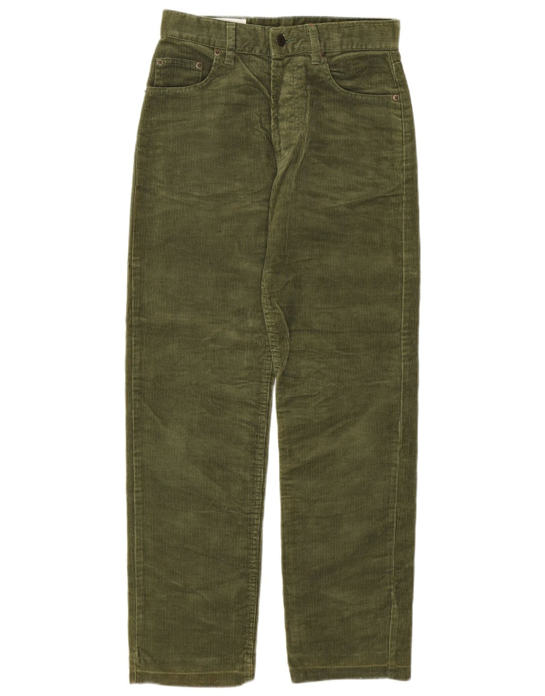 Gerade Damen-Cordhose von UNIFORM, W29, L28, Khaki, Baumwolle