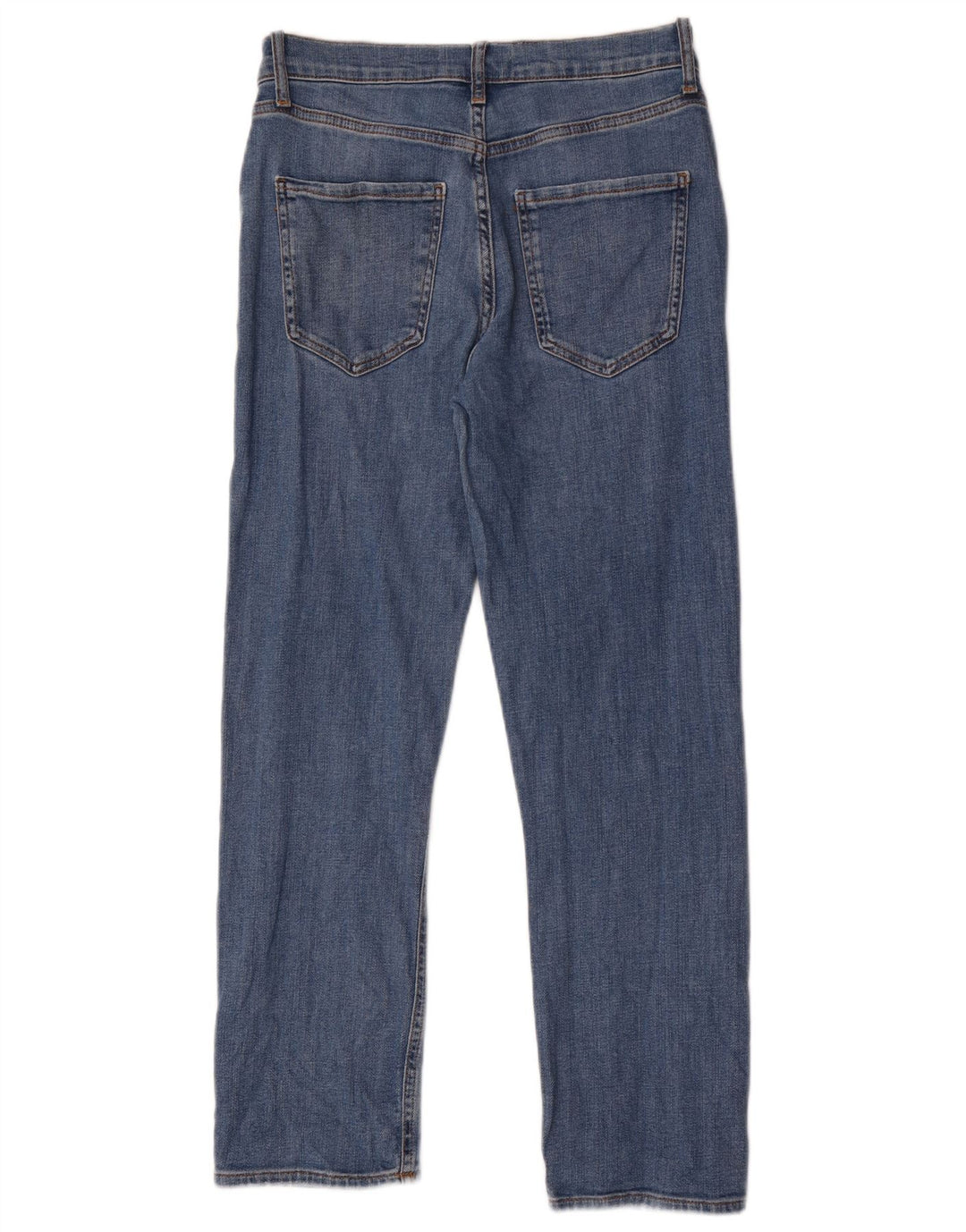 Zara Damen Straight Jeans EU 40 Medium W30 L27 Blaue Baumwolle