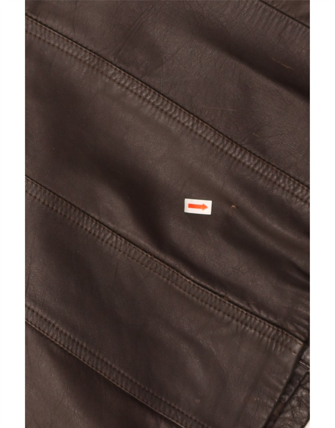 VINTAGE Mens Leather Jacket UK 38 Medium Brown Leather