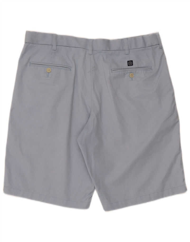 MARKS & SPENCER Herren Blue Harbor Chino Shorts W36 Große blaue Baumwolle