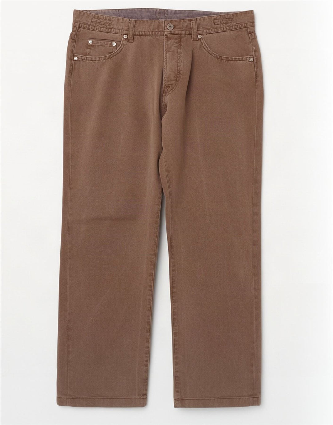 Massimo Dutti Herren Straight Jeans EU 48 XL W38 L29 Braun