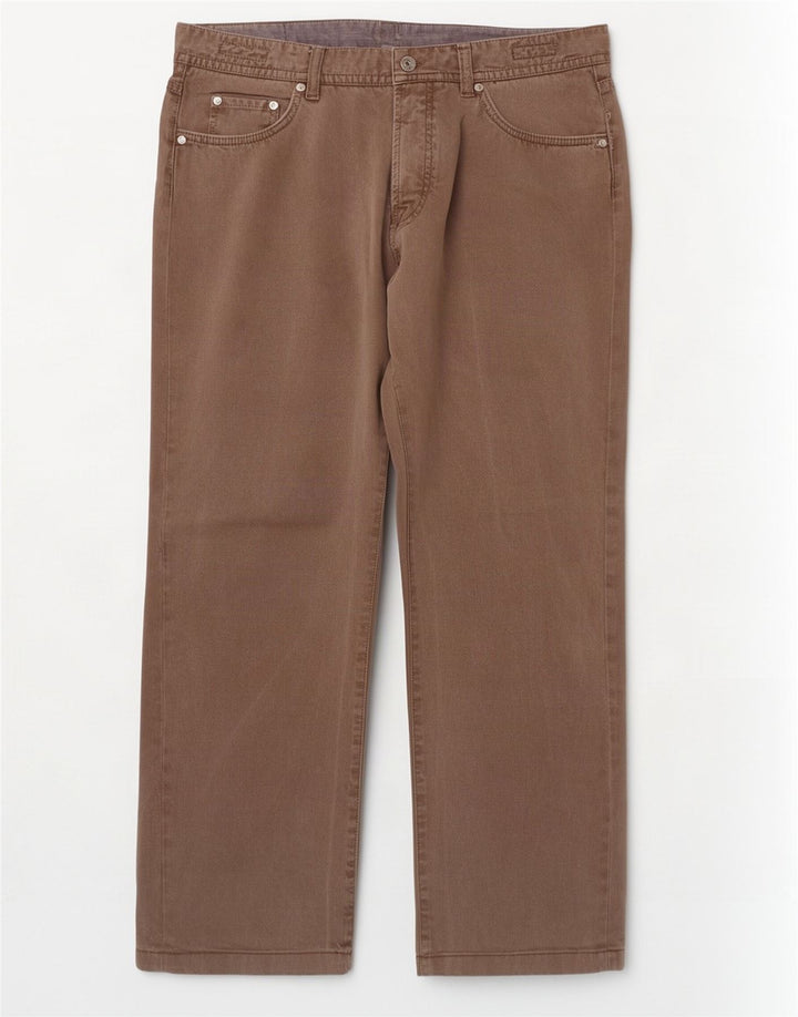 Massimo Dutti Herren Straight Jeans EU 48 XL W38 L29 Braun