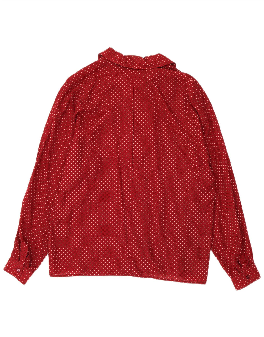 Nazareno Gabrielli Damen Pullovershirt IT 46 Große rot gefleckte Wolle
