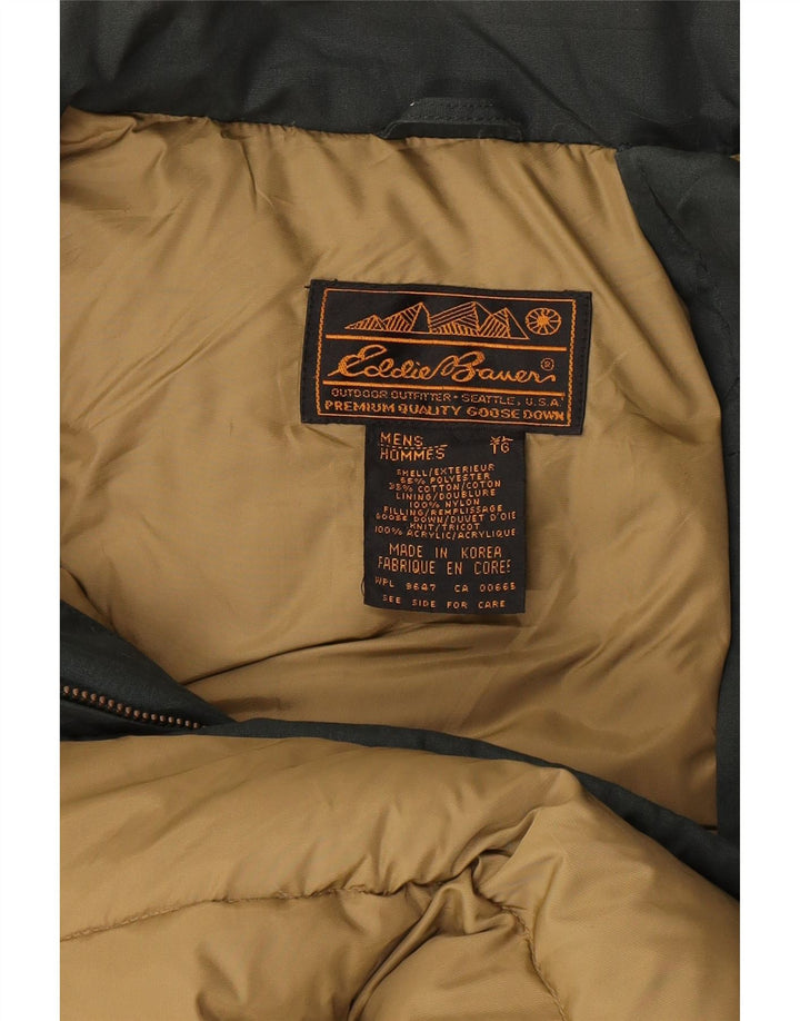 Eddie Bauer Herren Wattierte Jacke UK 42 XL Grün Polyester
