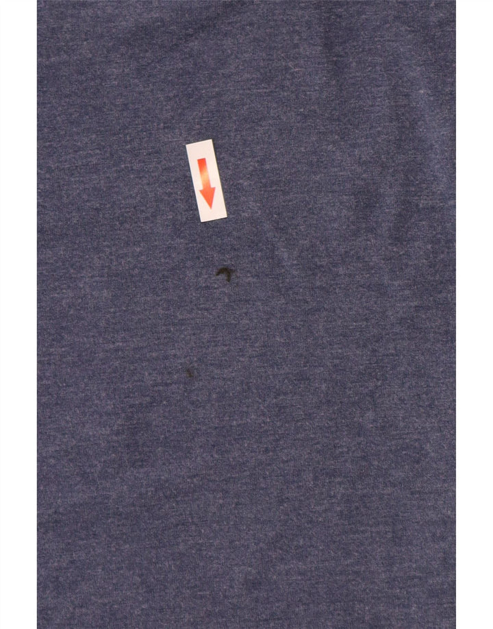 Eddie Bauer Herren-Top, langärmelig, groß, blaue Baumwolle