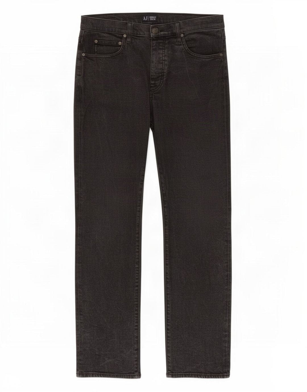 Armani Damen Straight Jeans W32 L33 Graue Baumwolle