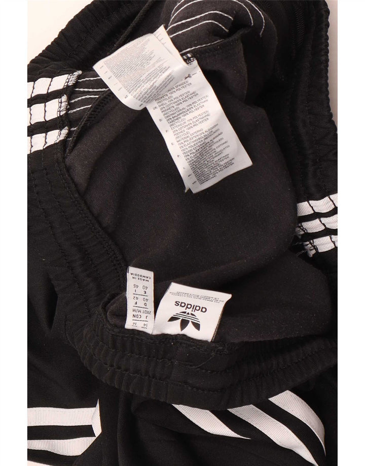 Adidas Damen Trainingshose UK 14 Medium Schwarz Polyester