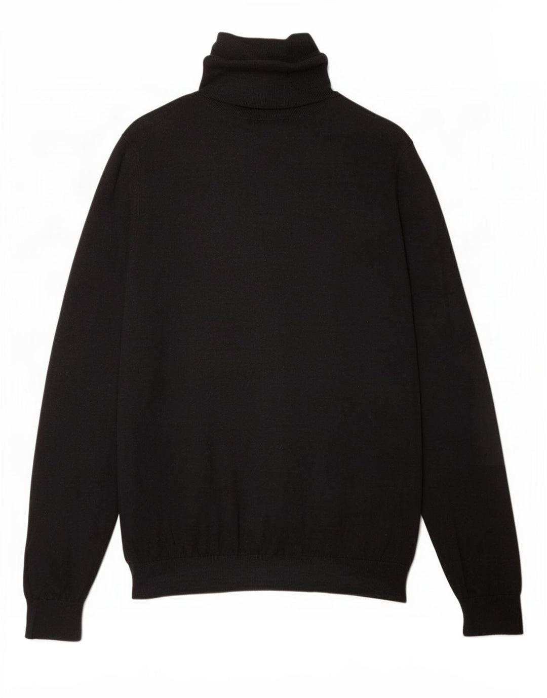 Massimo Dutti Damen-Pullover mit Rollkragen, Gr. 16, Größe L, Schwarz, Baumwolle