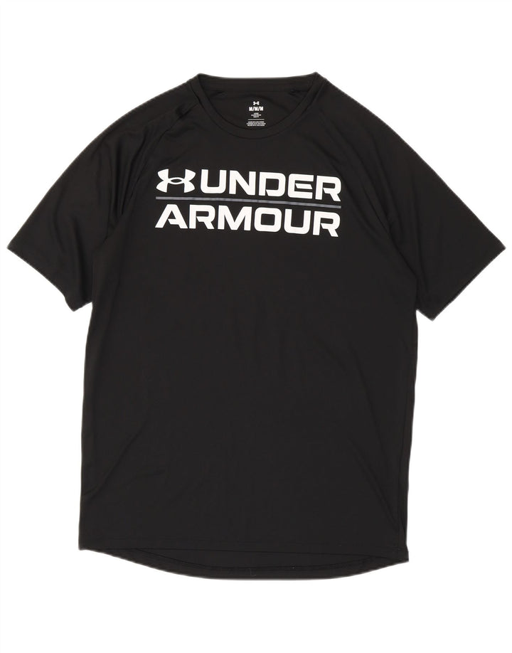 Under Armour Herren-T-Shirt mit Grafik, Mittelschwarzes Polyester