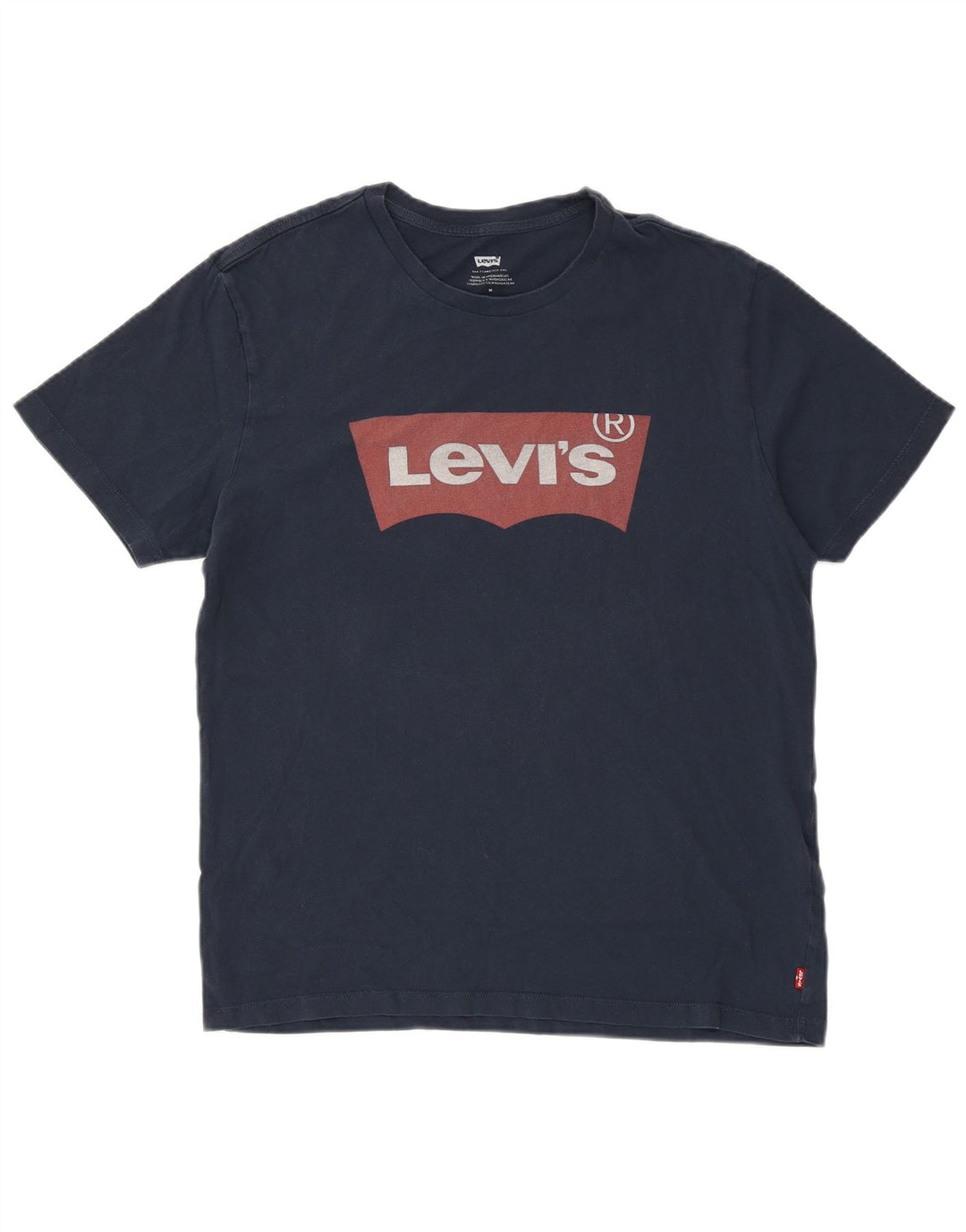 LEVI'S Herren-T-Shirt mit Grafik, mittelmarineblaue Baumwolle