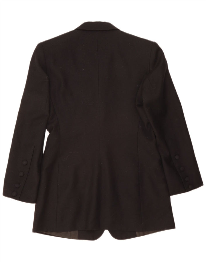Sportstaff Damen-Blazer mit 9 Knöpfen, Größe IT 42, mittelschwarze Schurwolle