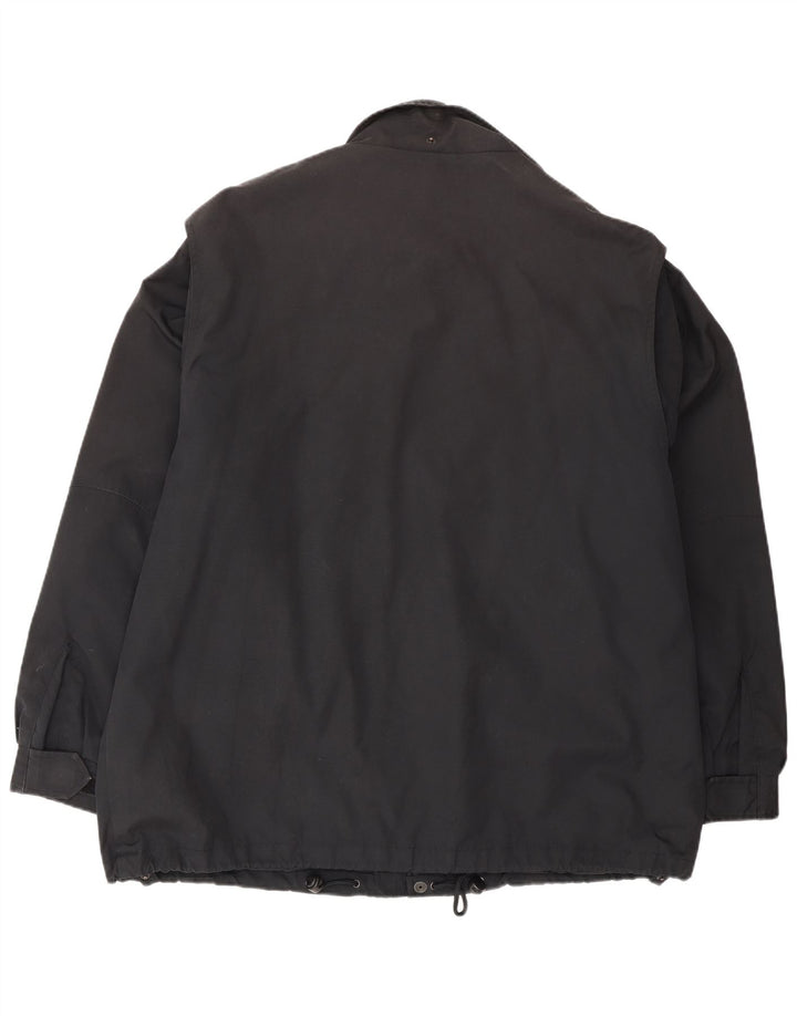 Fila Herren Windjacke IT 50 Large Schwarz Polyester