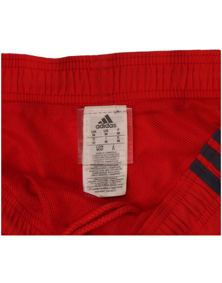 Adidas Herren Badeshorts Mittelrotes Polyester