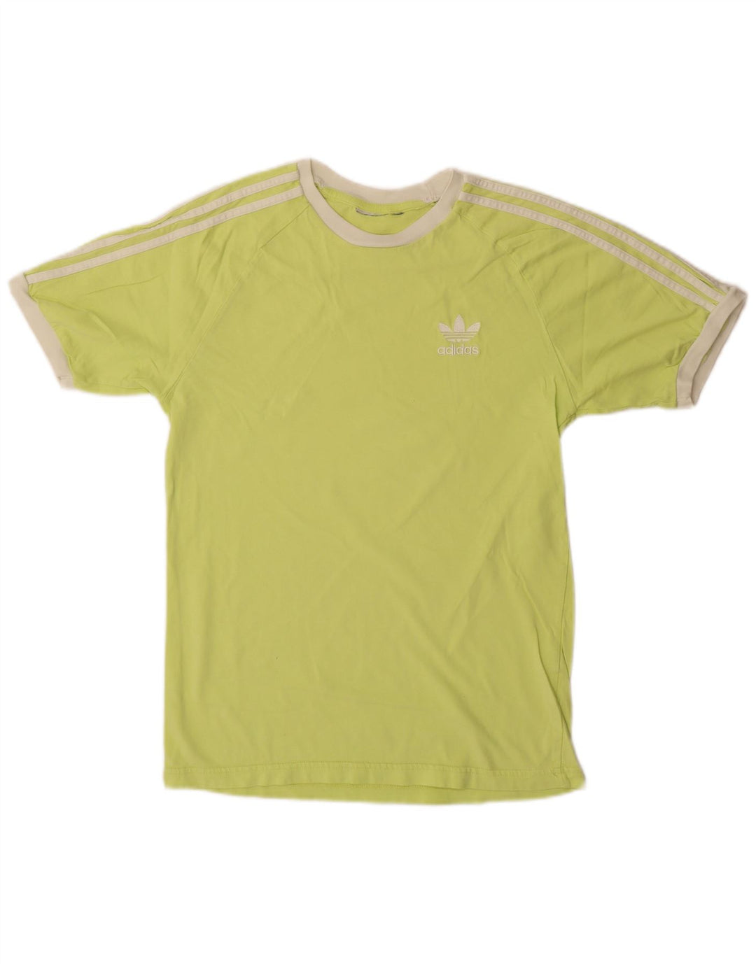 Adidas Damen T-Shirt Top UK 12 Mittelgelb