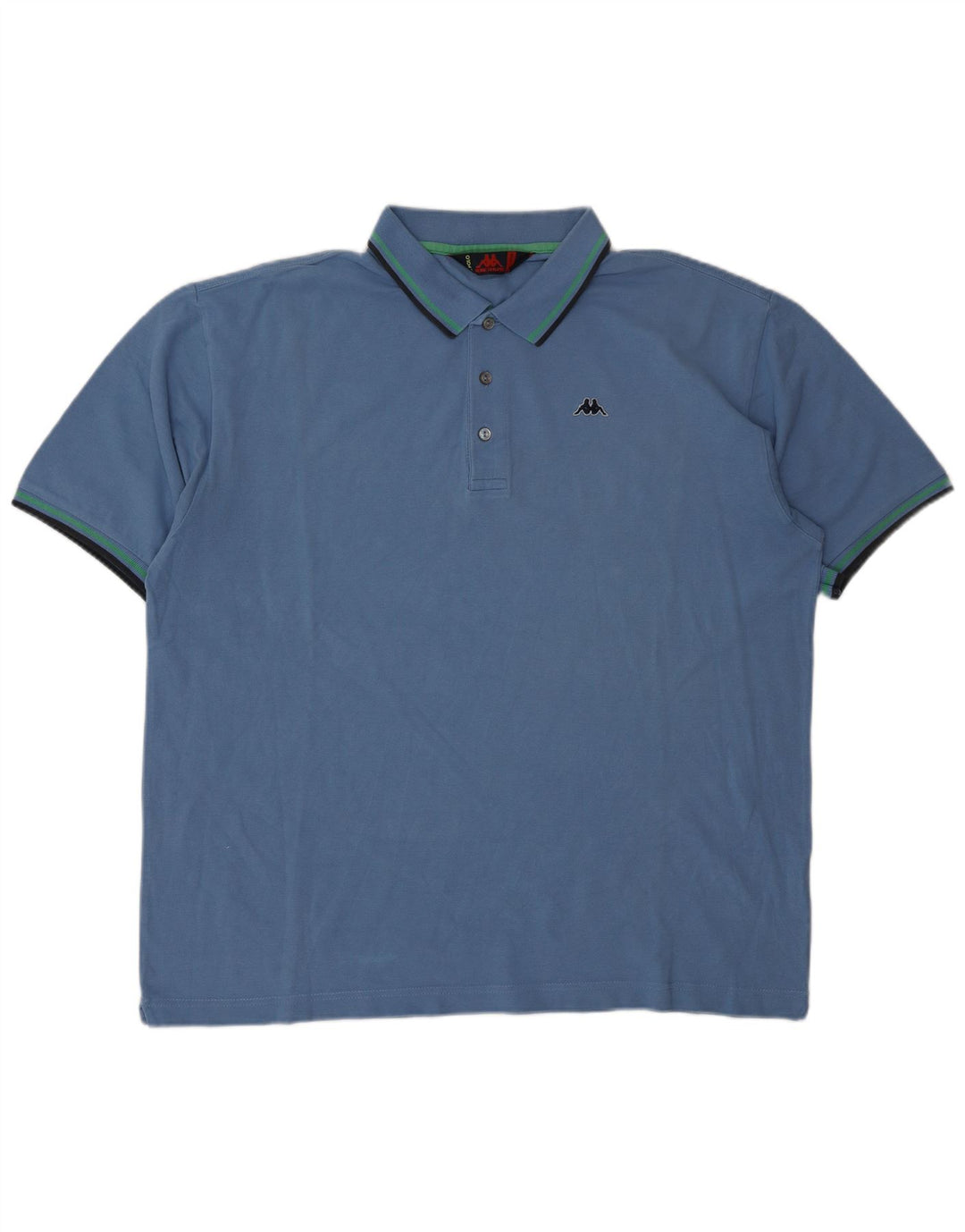 Kappa Herren Polo Poloshirt 2XL Blau