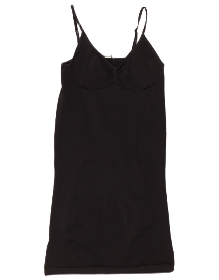 Max Mara Damen Übergroßes Slip-Kleid UK 16 Large Schwarz