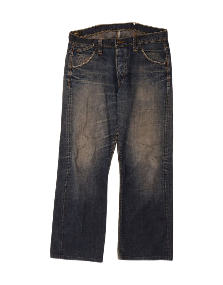 Lee Herren Dillon Loose Jeans W34 L31 Marineblaue Baumwolle