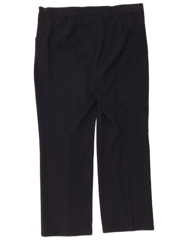 Marks & Spencer Damen Freizeithose UK 14 Large W34 L27 Marineblau