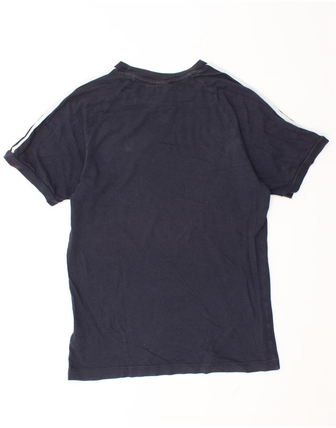 Adidas Herren T-Shirt Top Small Marineblau Baumwolle