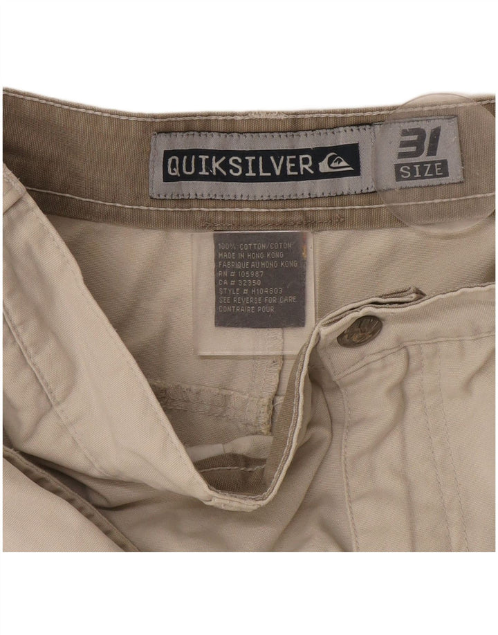 Quiksilver Herren Cargoshorts W31 Mittelbeige Baumwolle