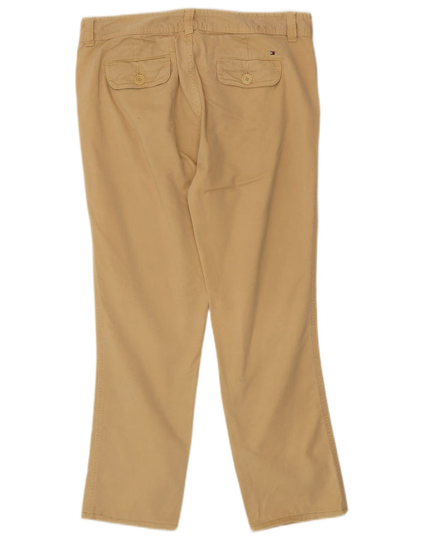 Tommy Hilfiger Damen gerade Chino-Hose US 8 Medium W32 L26 Beige