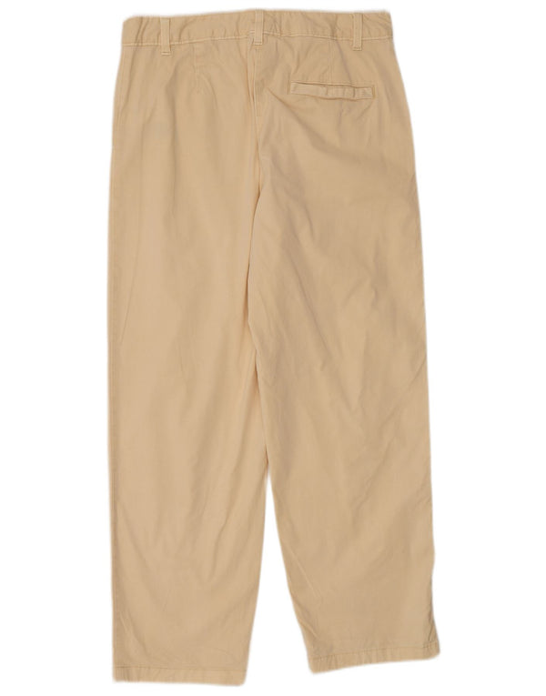 Gerade Chino-Hose für Damen von Marks & Spencer UK 12 M W30 L27 Beige