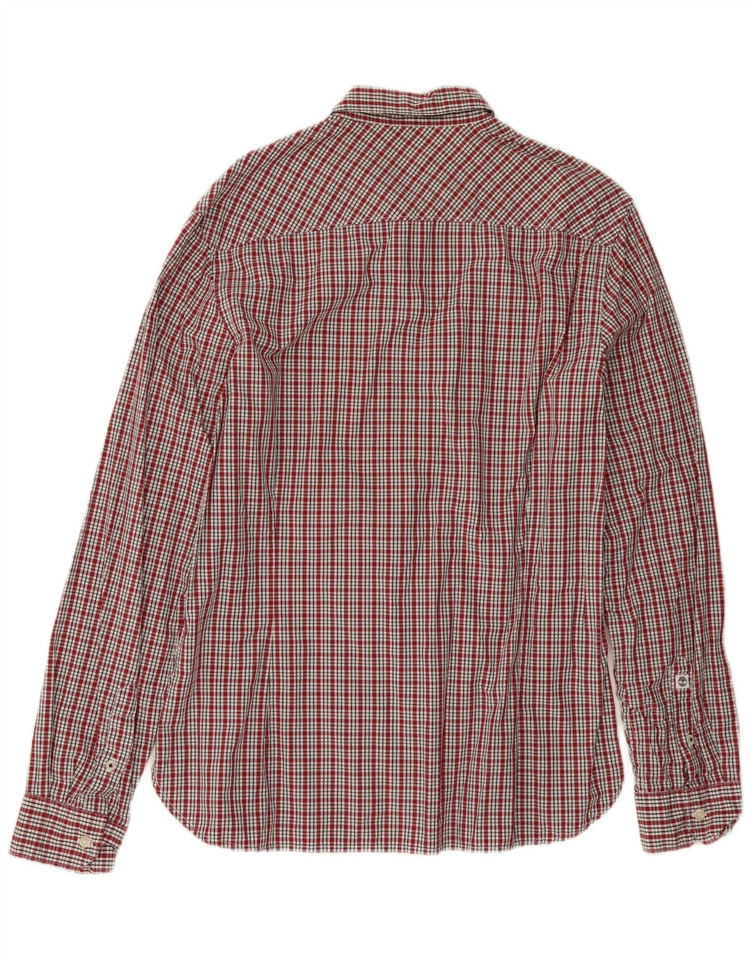 Timberland Herren-Hemd, groß, rot kariert, Baumwolle