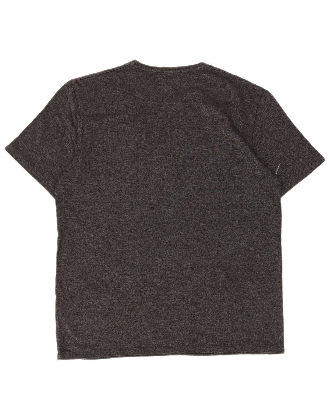 Cos Herren-T-Shirt-Oberteil aus mittelgrauer Baumwolle